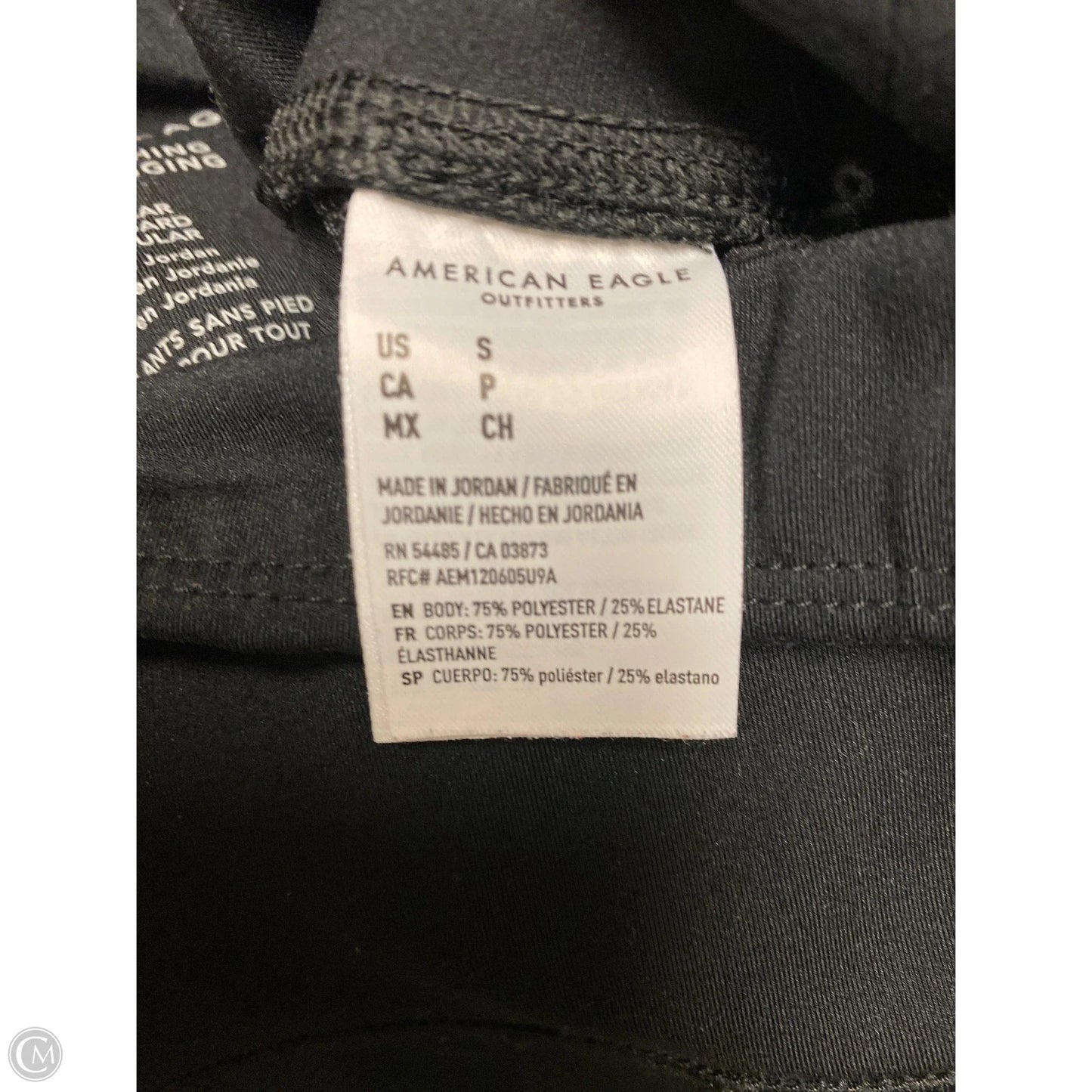 Athletic Leggings By American Eagle In Black, Size: S