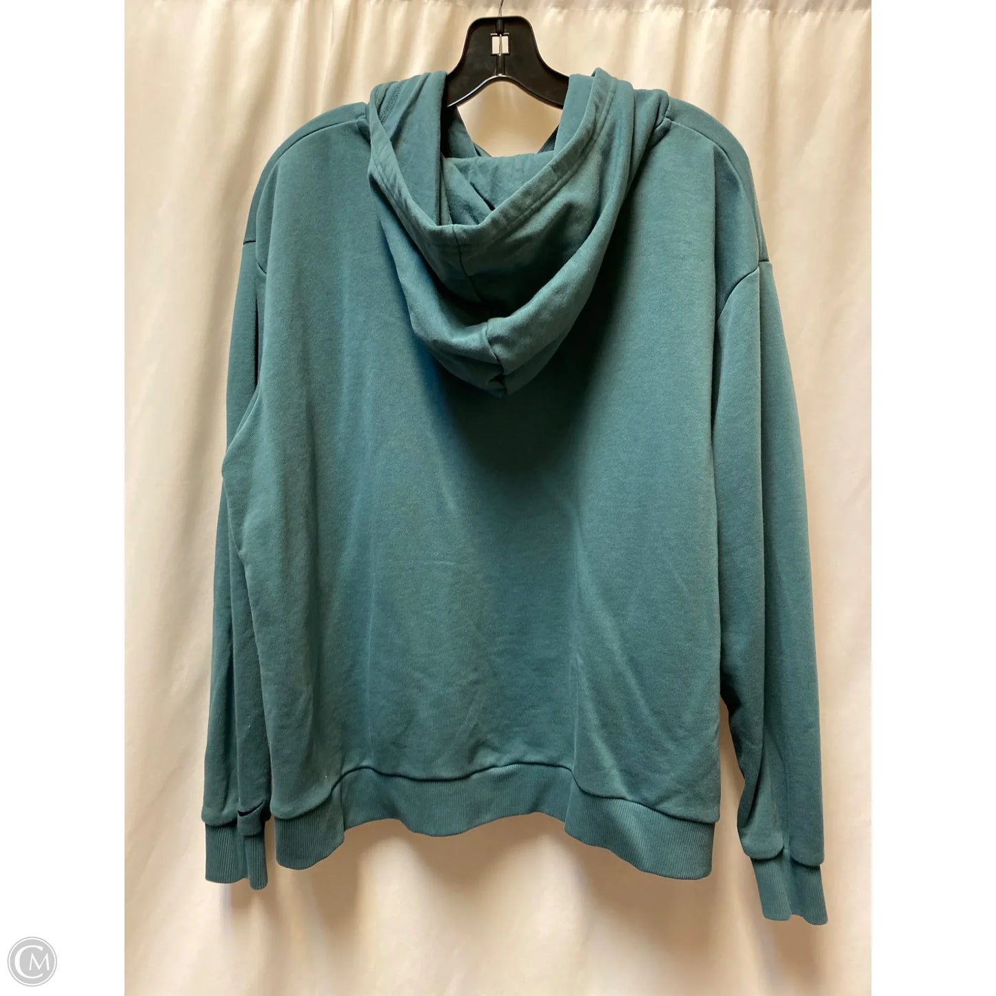 Sweatshirt Hoodie By Nike In Aqua, Size: 2x
