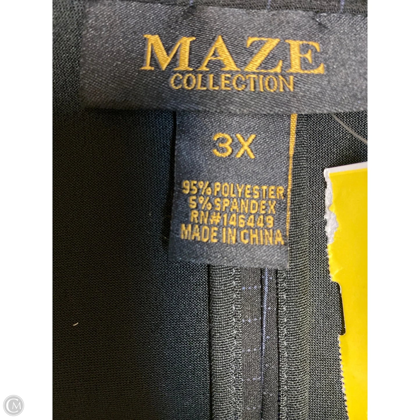 Blazer By Maze In Black, Size: 3x