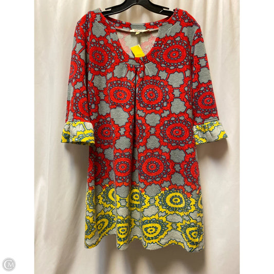 Dress Casual Midi By Aryeh In Red, Size: L