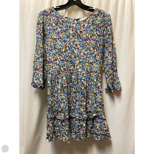 Dress Casual Midi By Lush In Blue, Size: M