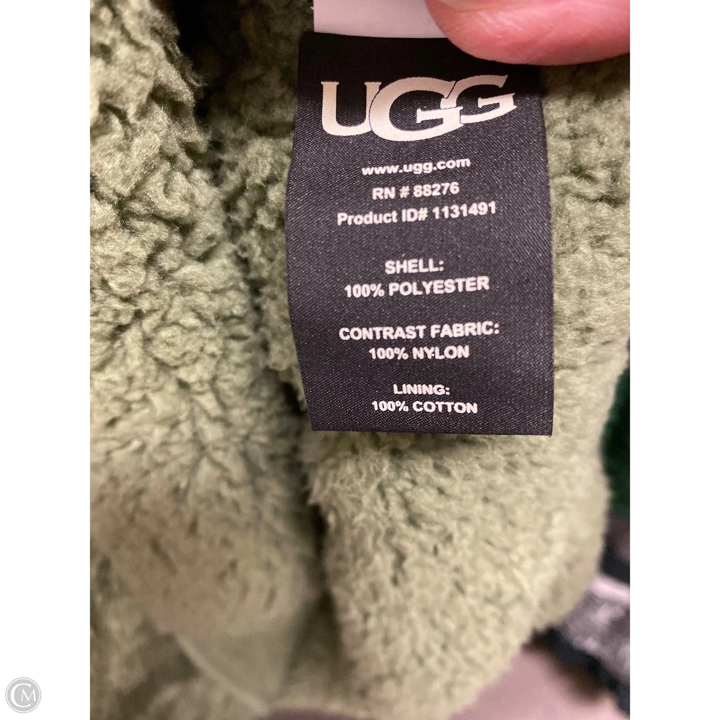 Jacket Designer By Ugg In Green, Size: M