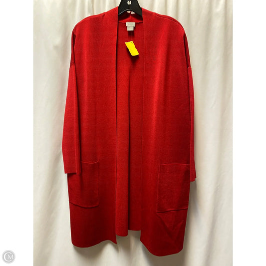 Cardigan By Chicos In Red, Size: L