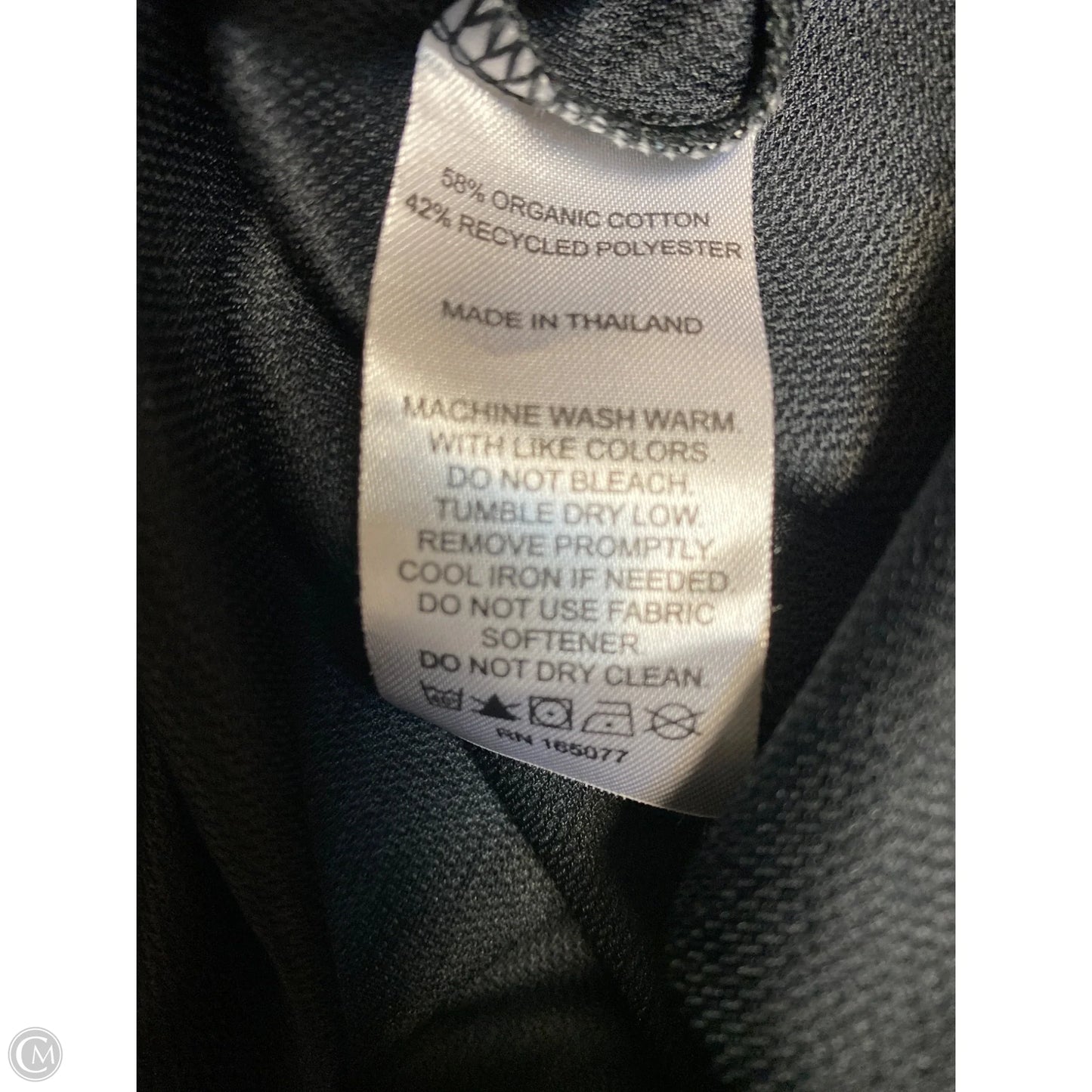 Athletic Top Long Sleeve Hoodie By Clothes Mentor In Black, Size: M