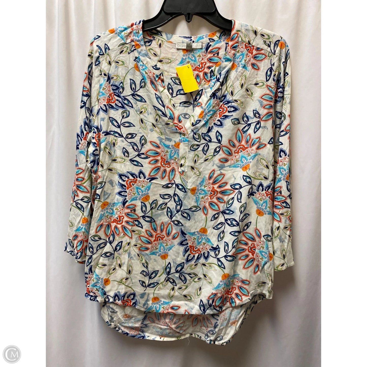 Top Long Sleeve By Clothes Mentor In Teal, Size: S