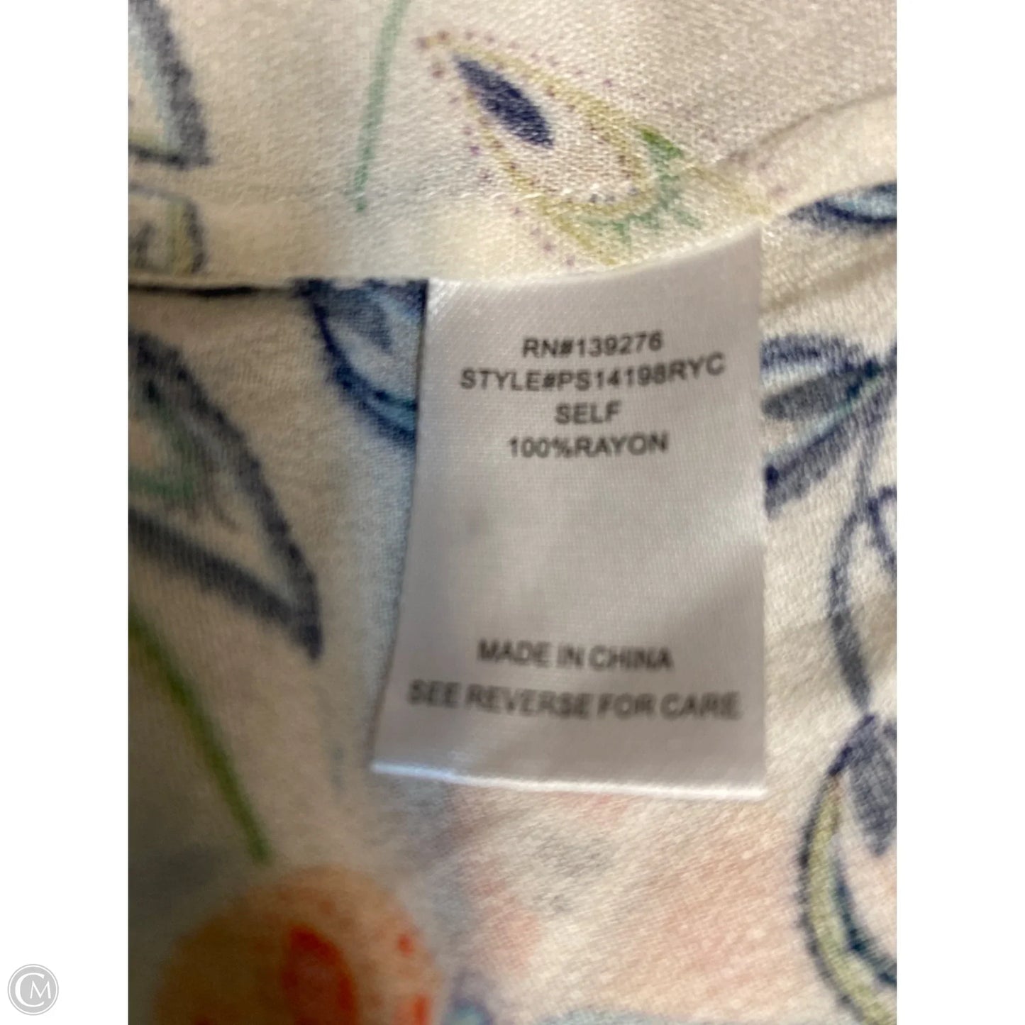 Top Long Sleeve By Clothes Mentor In Teal, Size: S