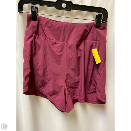 Athletic Shorts By Nike In Maroon, Size: S