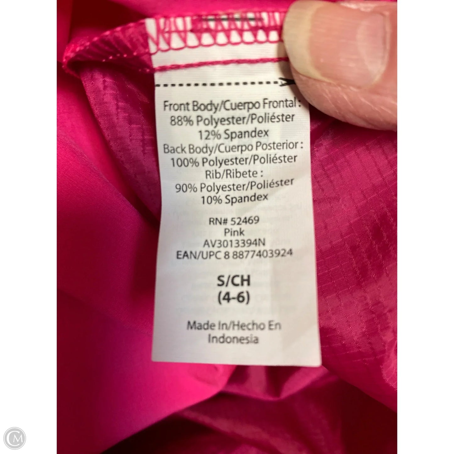 Athletic Jacket By Avia In Pink, Size: S