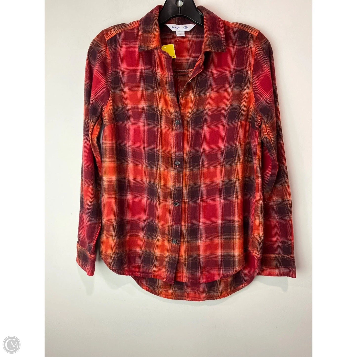 Top Long Sleeve By Old Navy In Red, Size: Xs