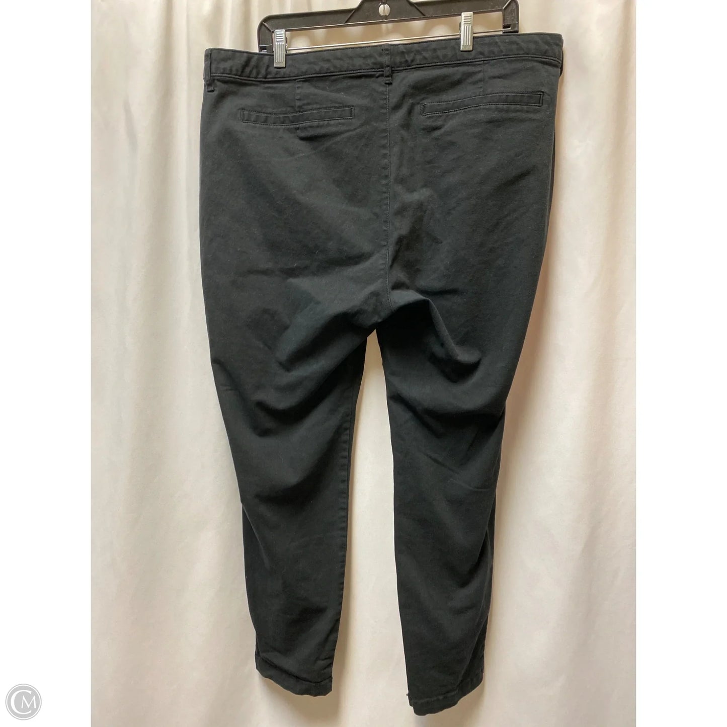 Jeans Skinny By Old Navy In Black Denim, Size: 18