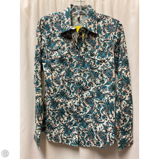 Top Long Sleeve By Clothes Mentor In Green, Size: S