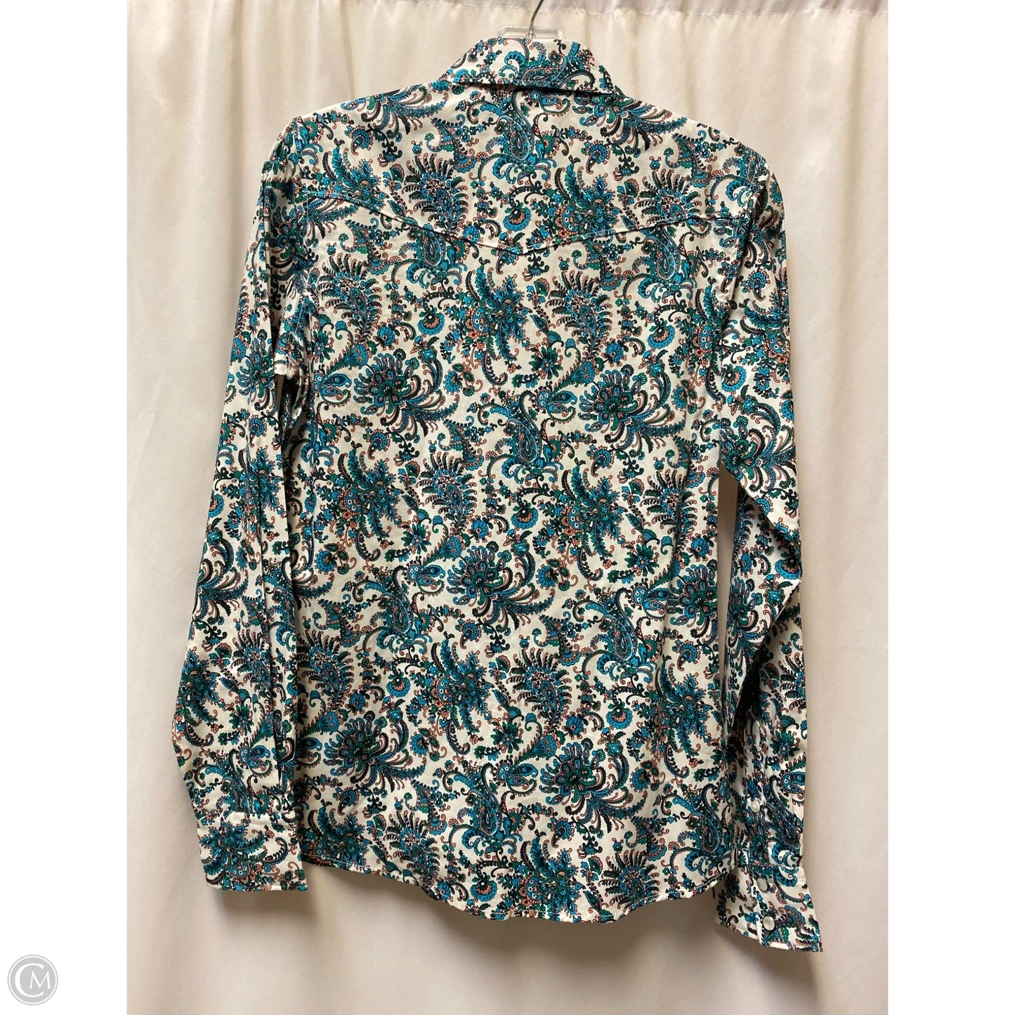 Top Long Sleeve By Clothes Mentor In Green, Size: S