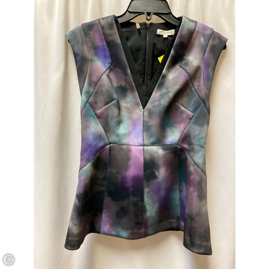 Top Sleeveless By Rebecca Taylor In Purple, Size: S