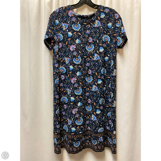 Dress Casual Midi By J. Jill In Navy, Size: Sp