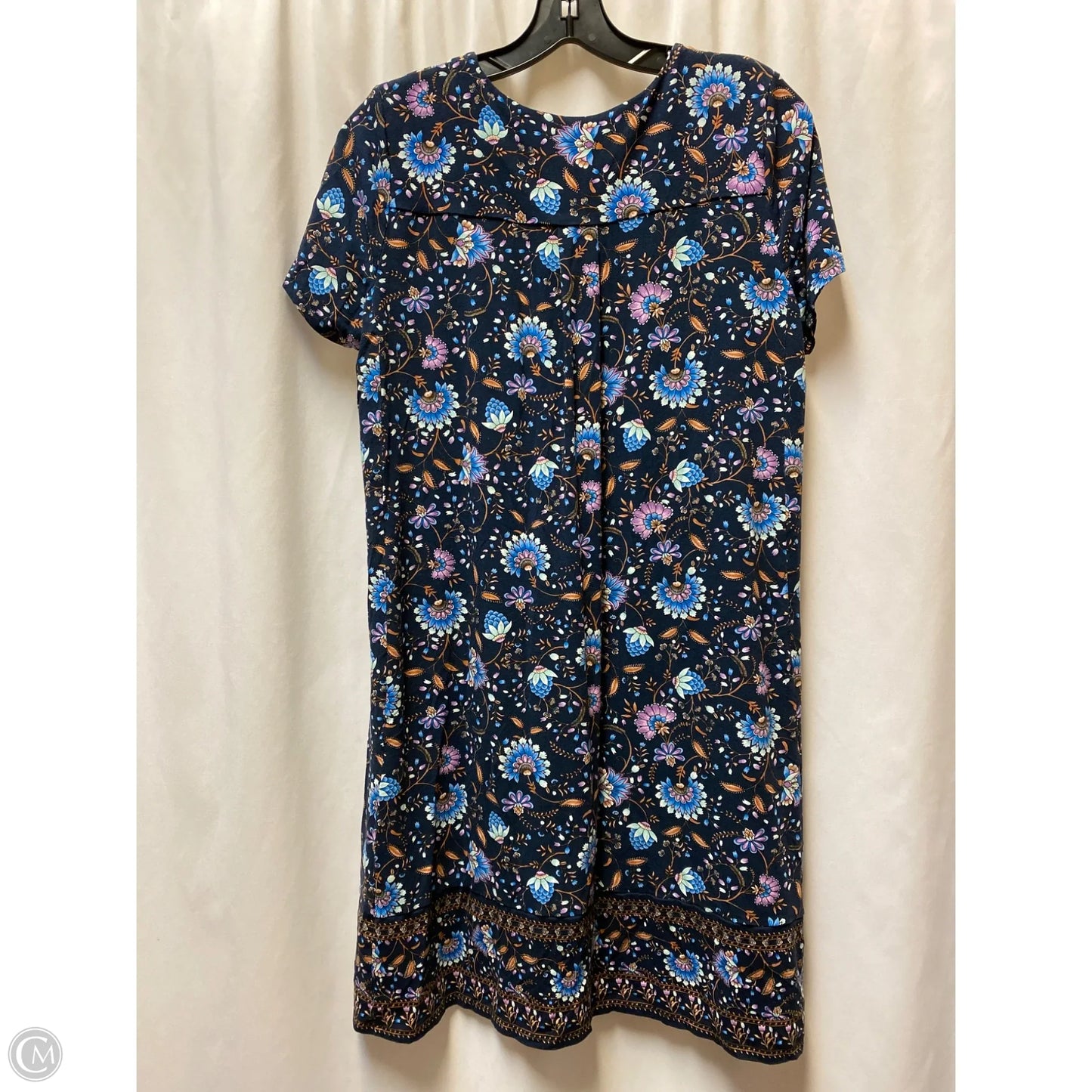 Dress Casual Midi By J. Jill In Navy, Size: Sp