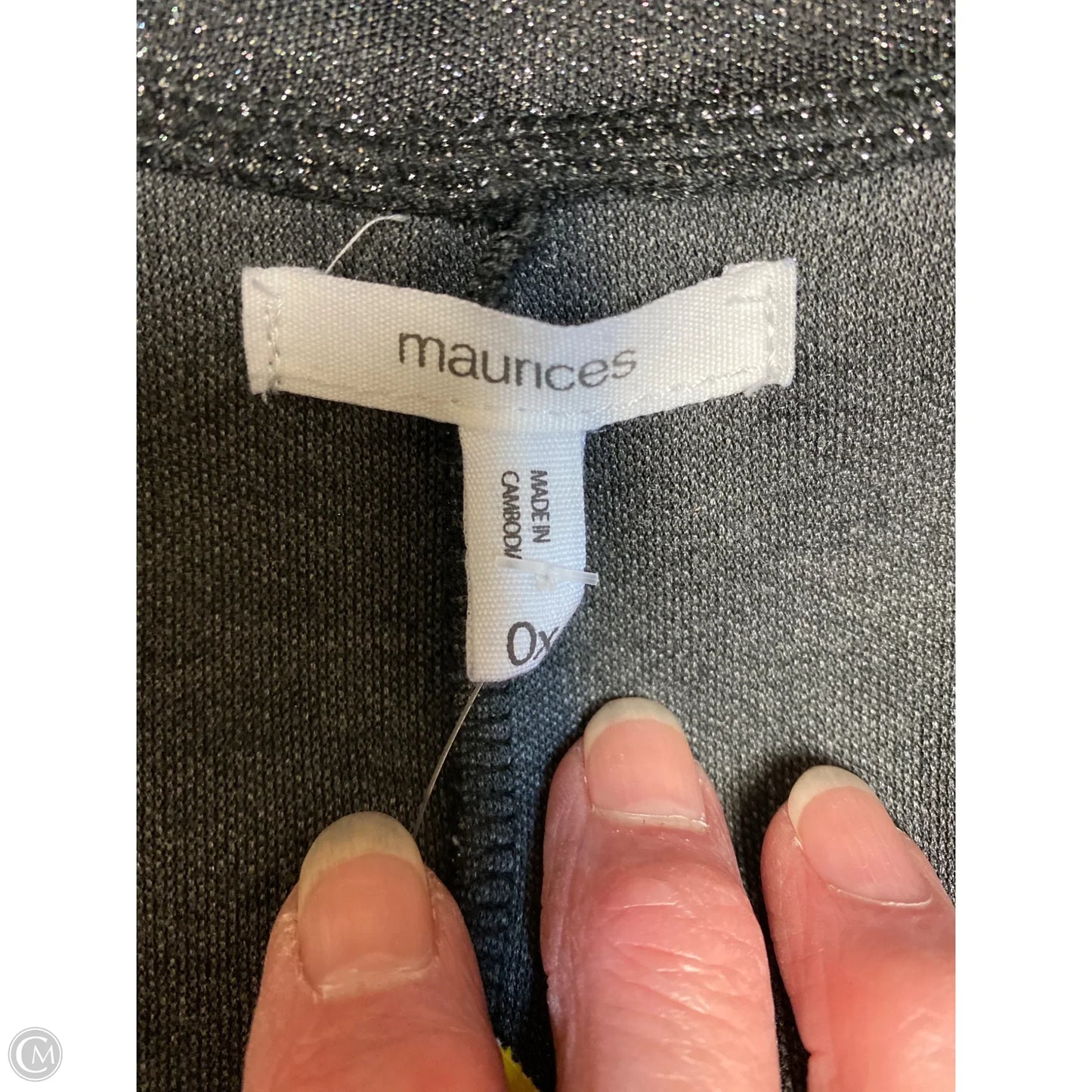 Cardigan By Maurices In Silver, Size: L