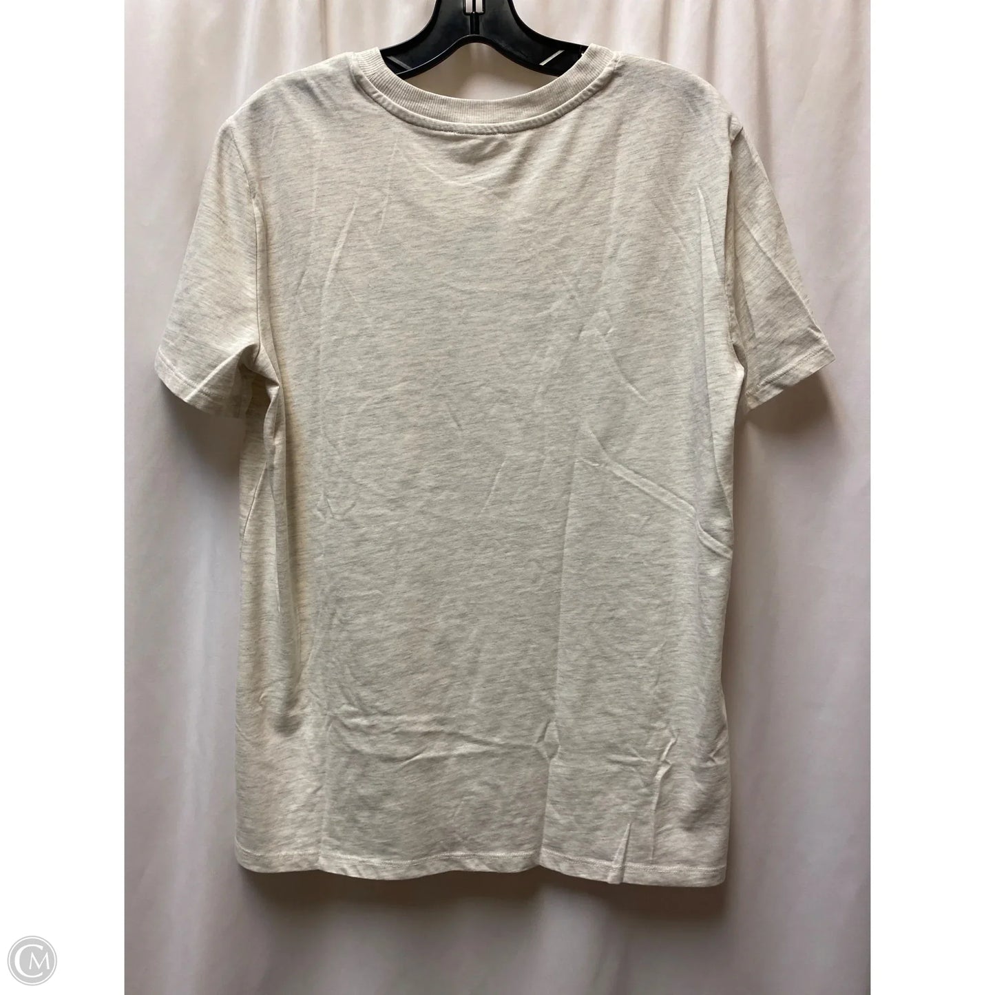 Top Short Sleeve By Maurices In Cream, Size: M