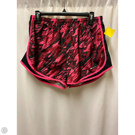 Athletic Shorts By Nike In Pink, Size: L
