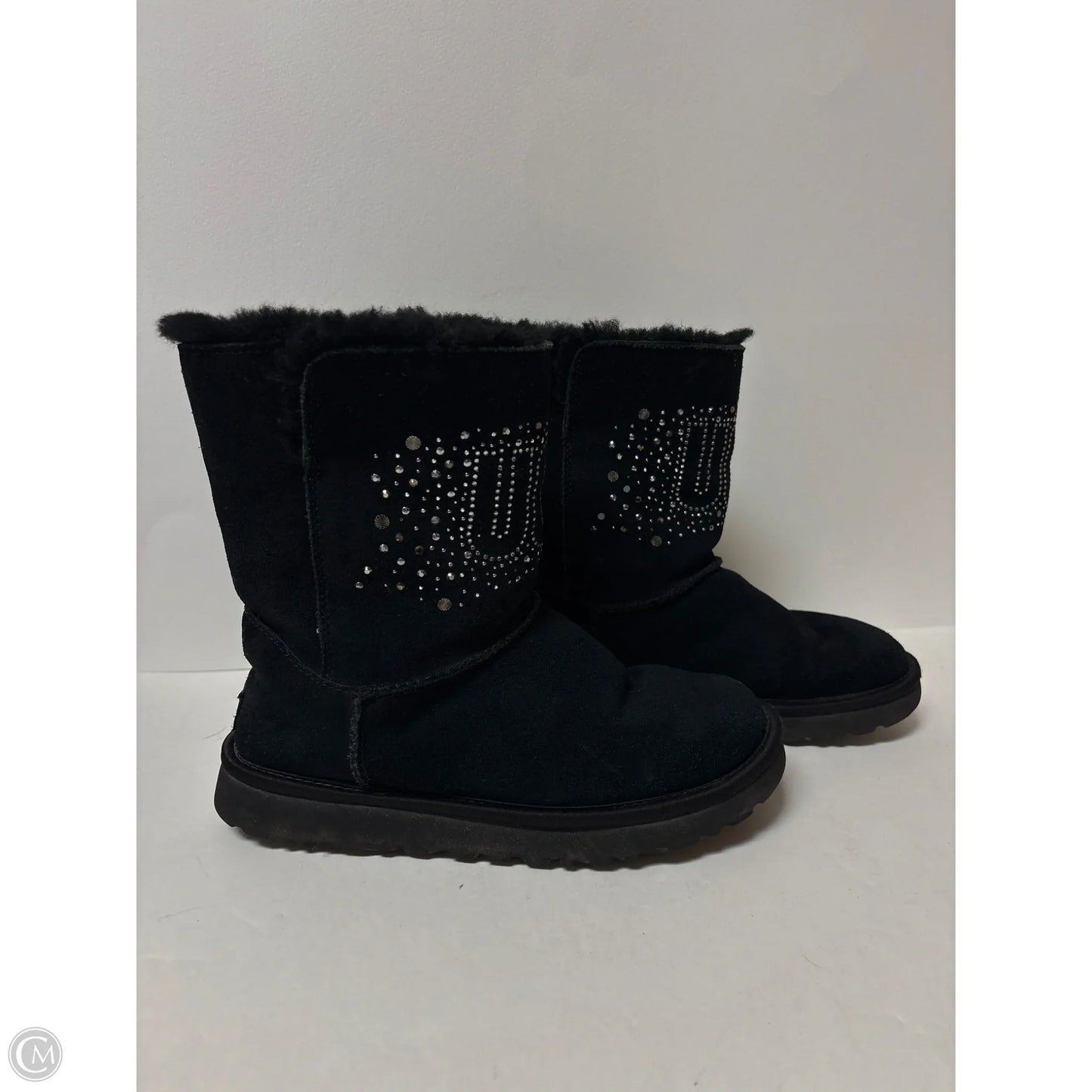 Boots Designer By Ugg In Black, Size: 6