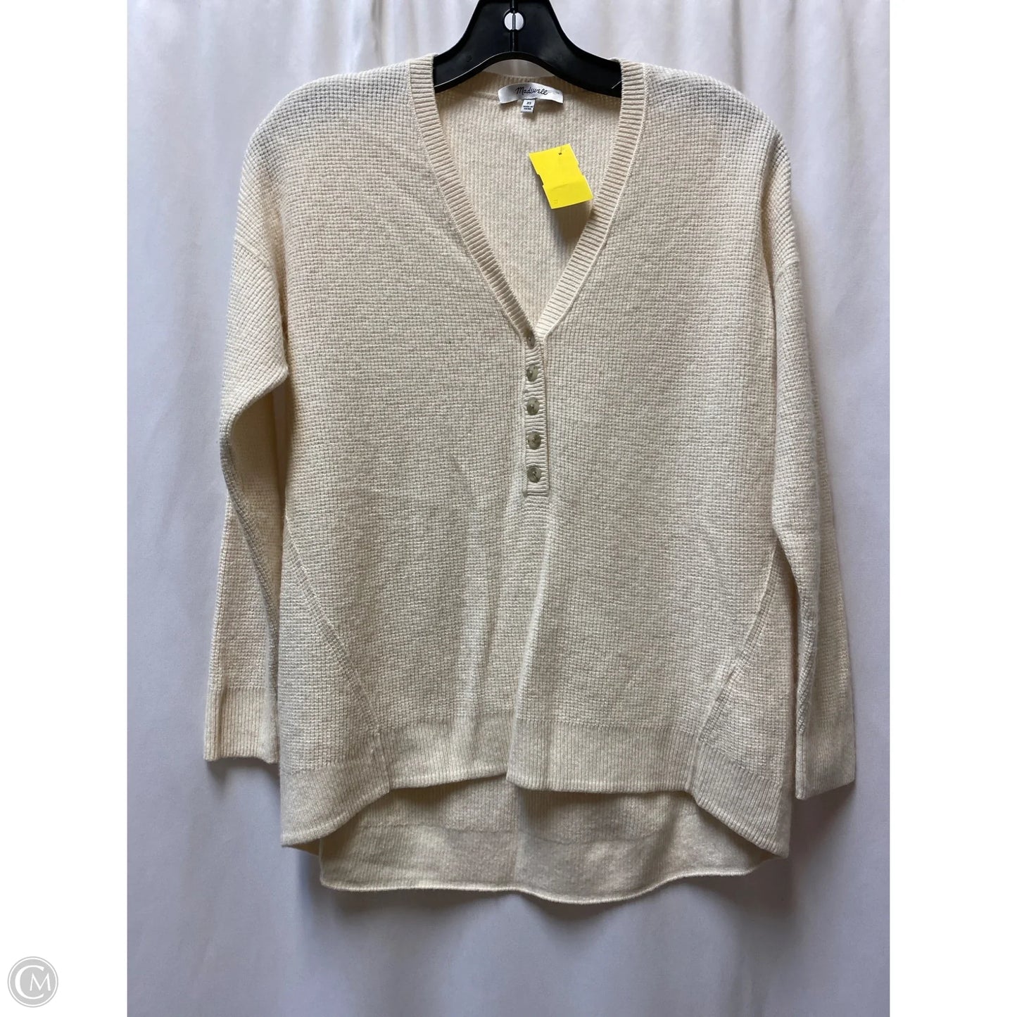 Sweater By Madewell In Cream, Size: Xs