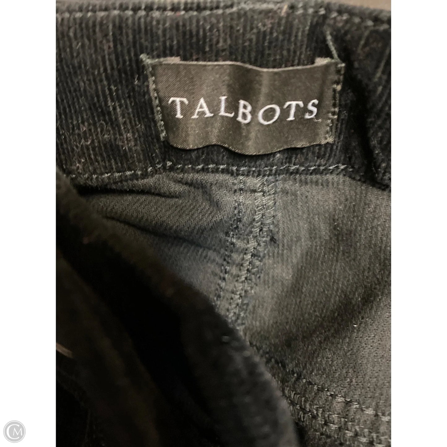 Pants Corduroy By Talbots In Black, Size: 8
