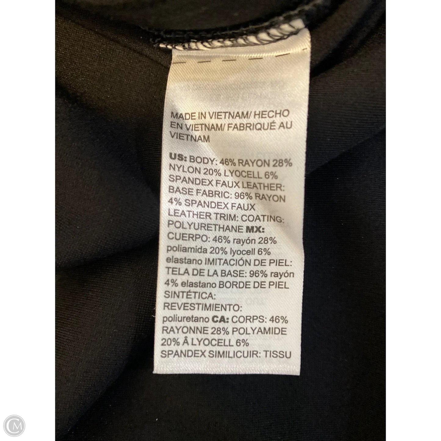 Top Long Sleeve By Chicos In Black, Size: L