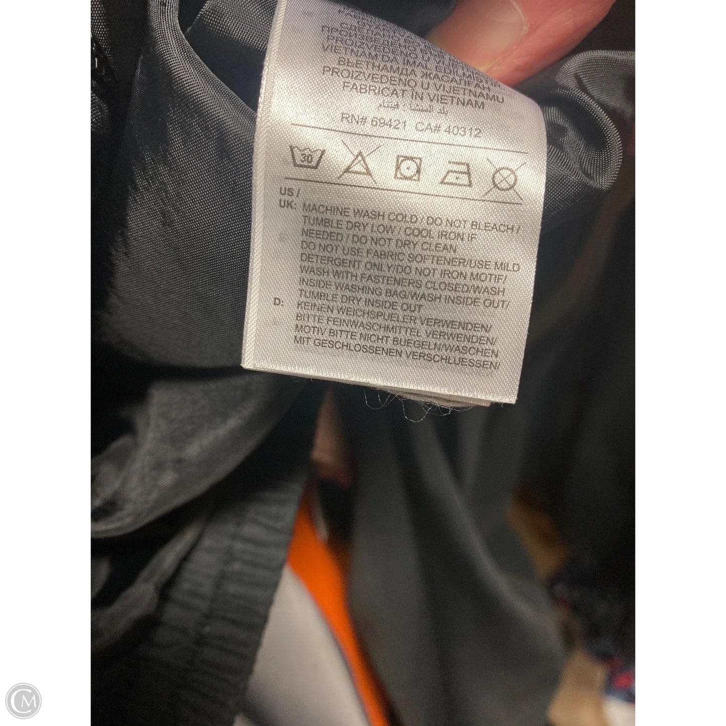 Athletic Jacket By Clothes Mentor In Black, Size: Xs