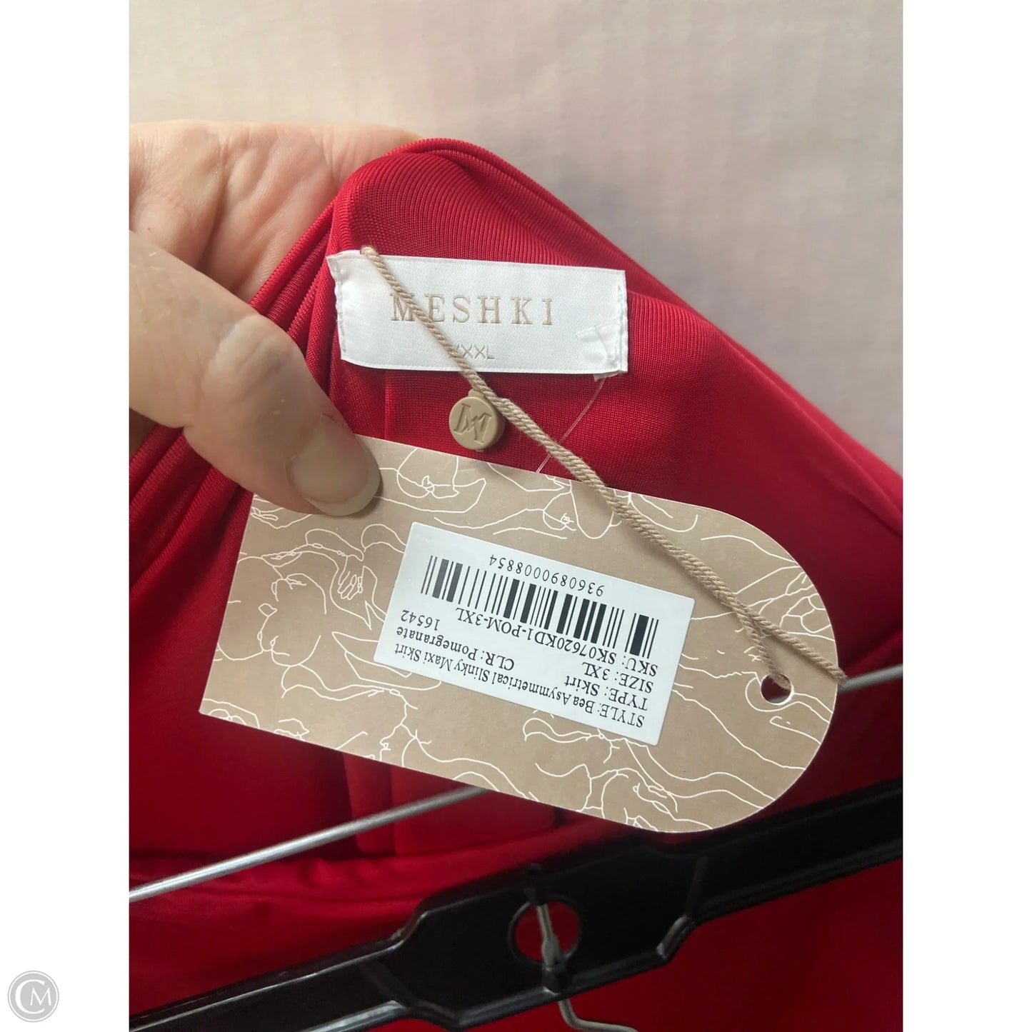Skirt Maxi By Meshki In Red, Size: 3x