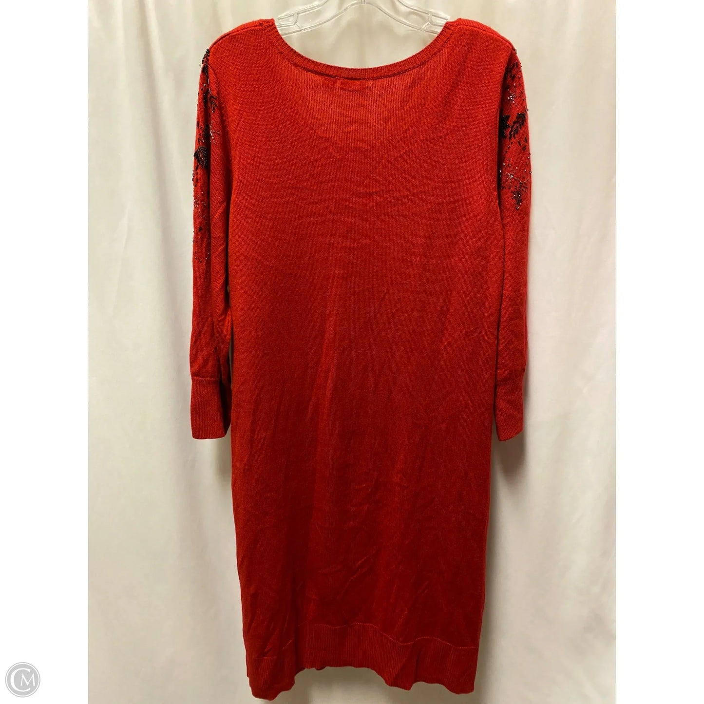 Dress Sweater By Cato In Red, Size: L