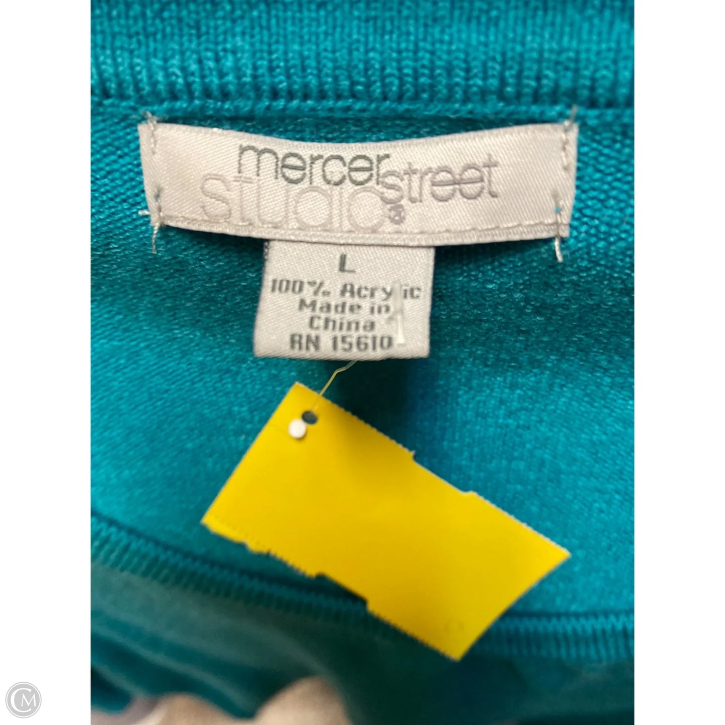 Sweater By Mercer Street In Teal, Size: L