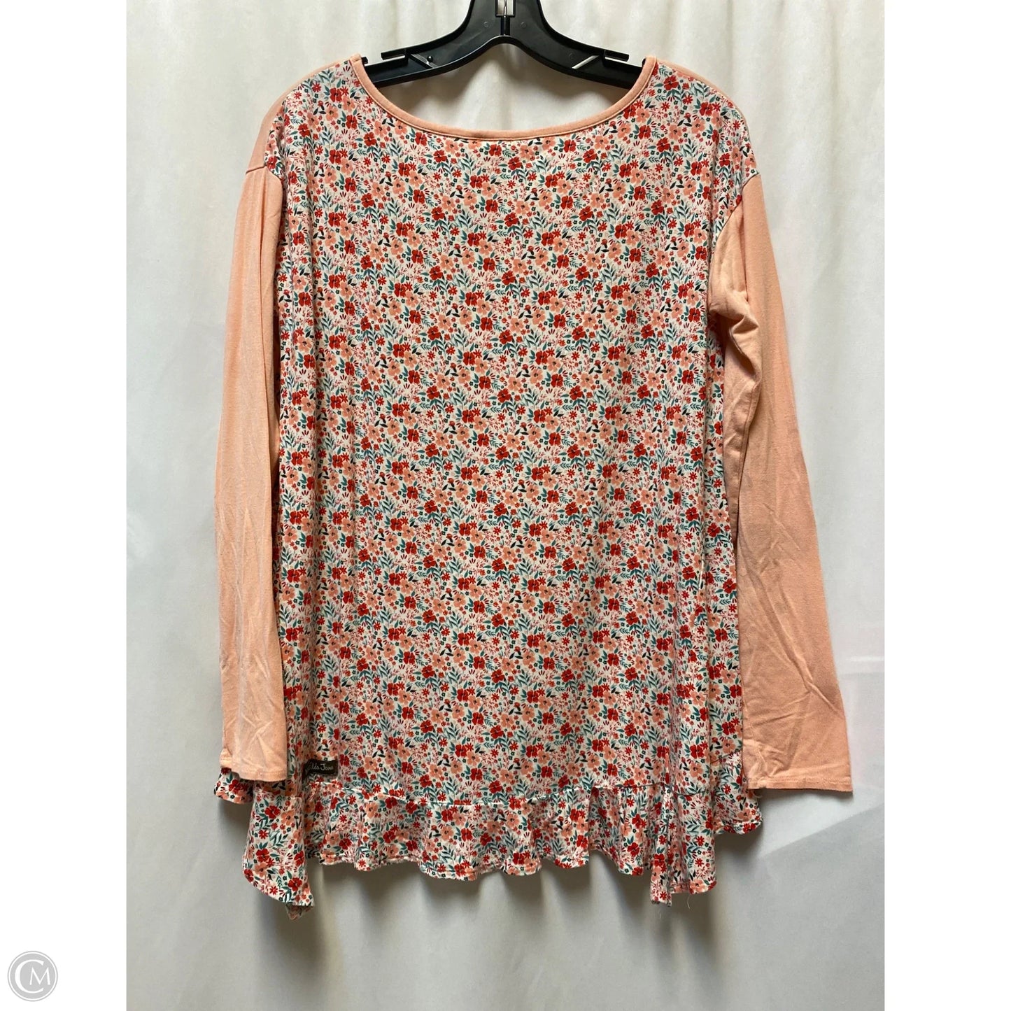 Top Long Sleeve By Matilda Jane In Pink, Size: S
