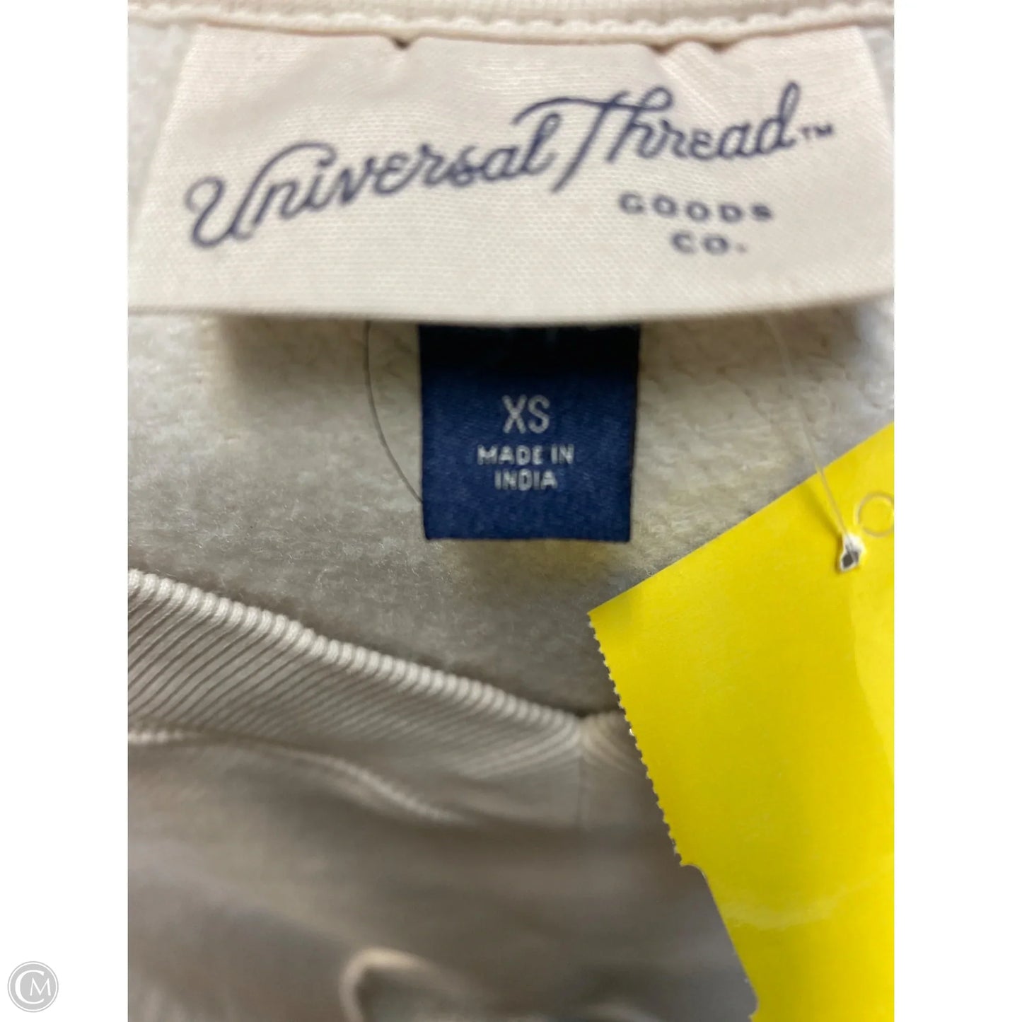 Sweatshirt Crewneck By Universal Thread In Beige, Size: Xs