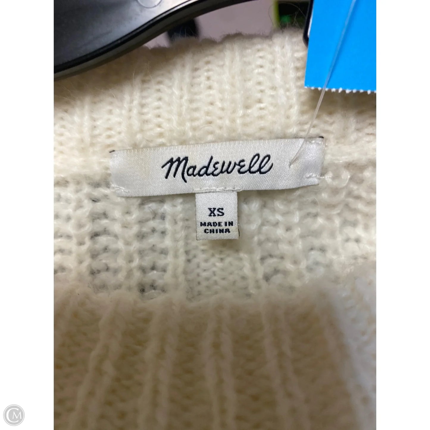 Sweater By Madewell In Cream, Size: Xs