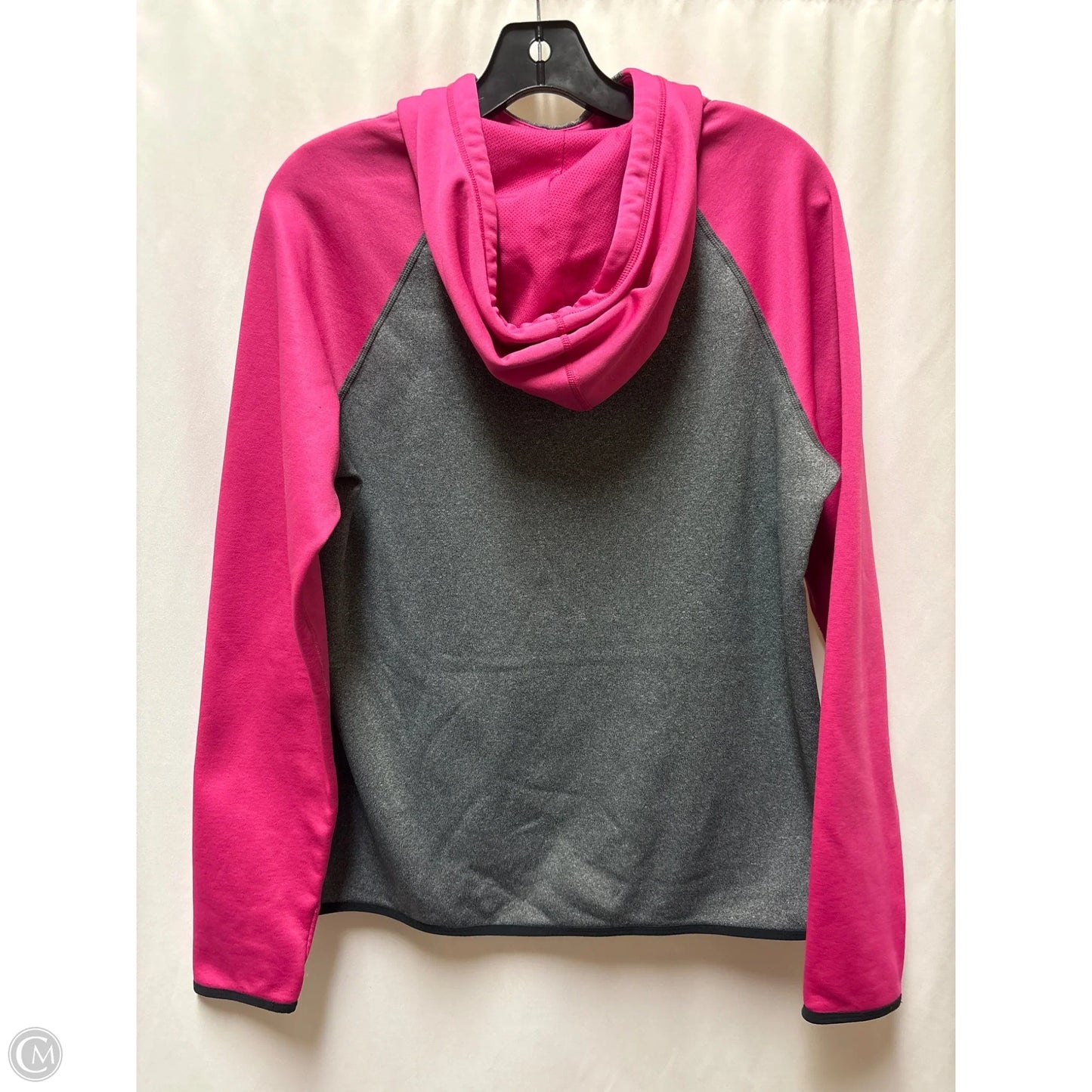 Sweatshirt Hoodie By Nike In Pink, Size: M