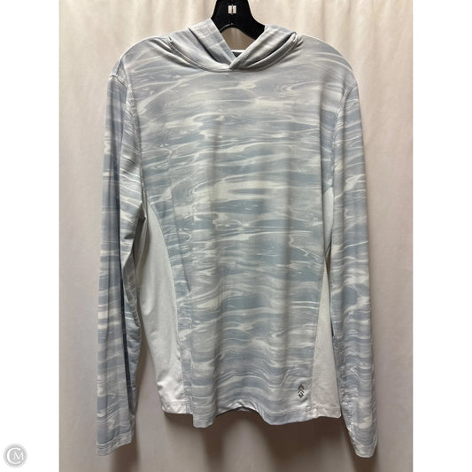 Athletic Top Long Sleeve Hoodie By Free Country In Grey, Size: M