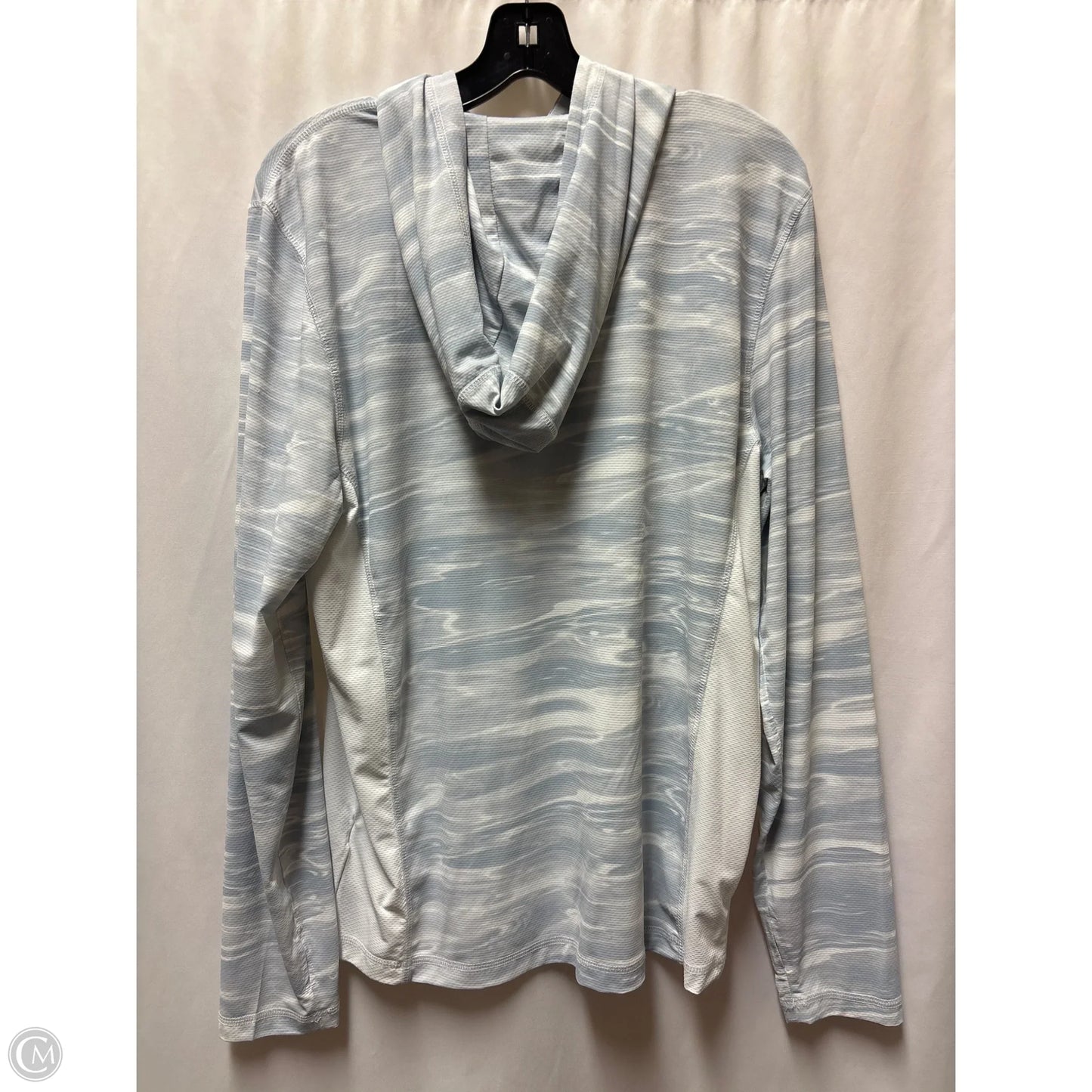 Athletic Top Long Sleeve Hoodie By Free Country In Grey, Size: M