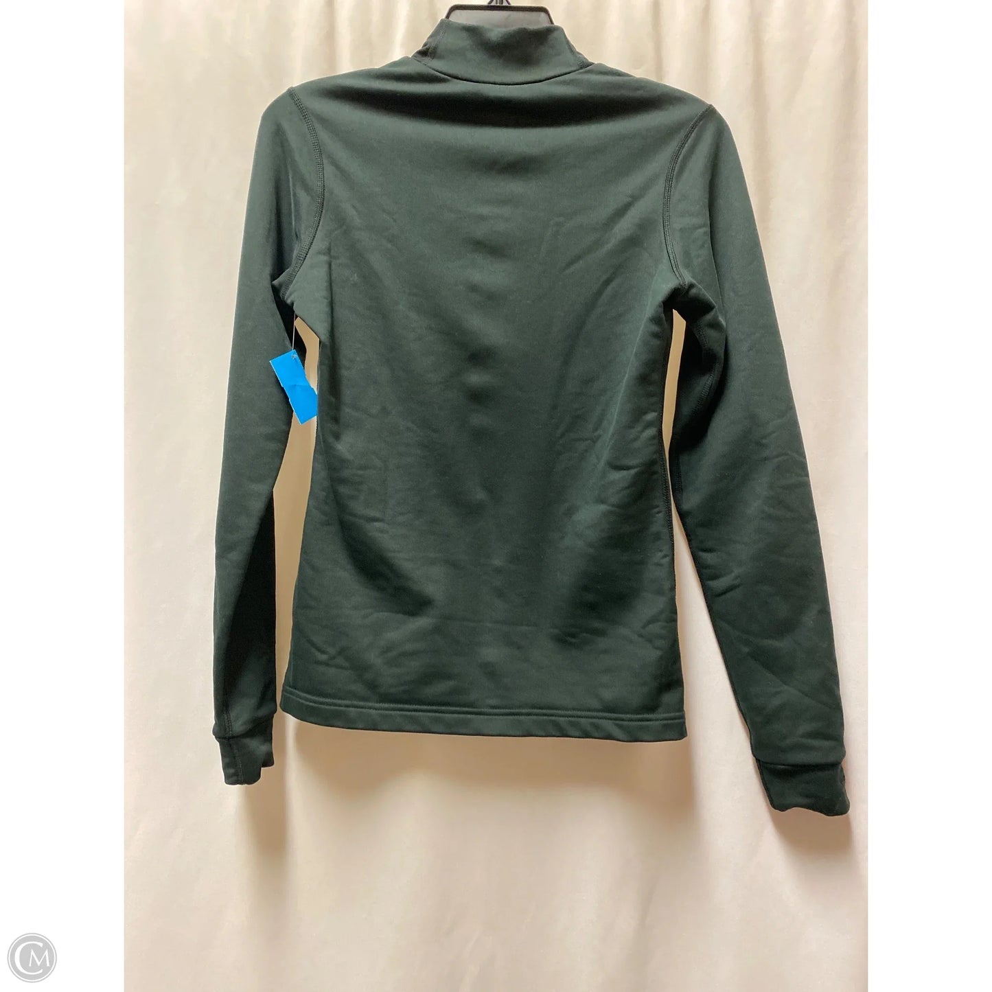 Athletic Top Long Sleeve Crewneck By Nike In Black, Size: M