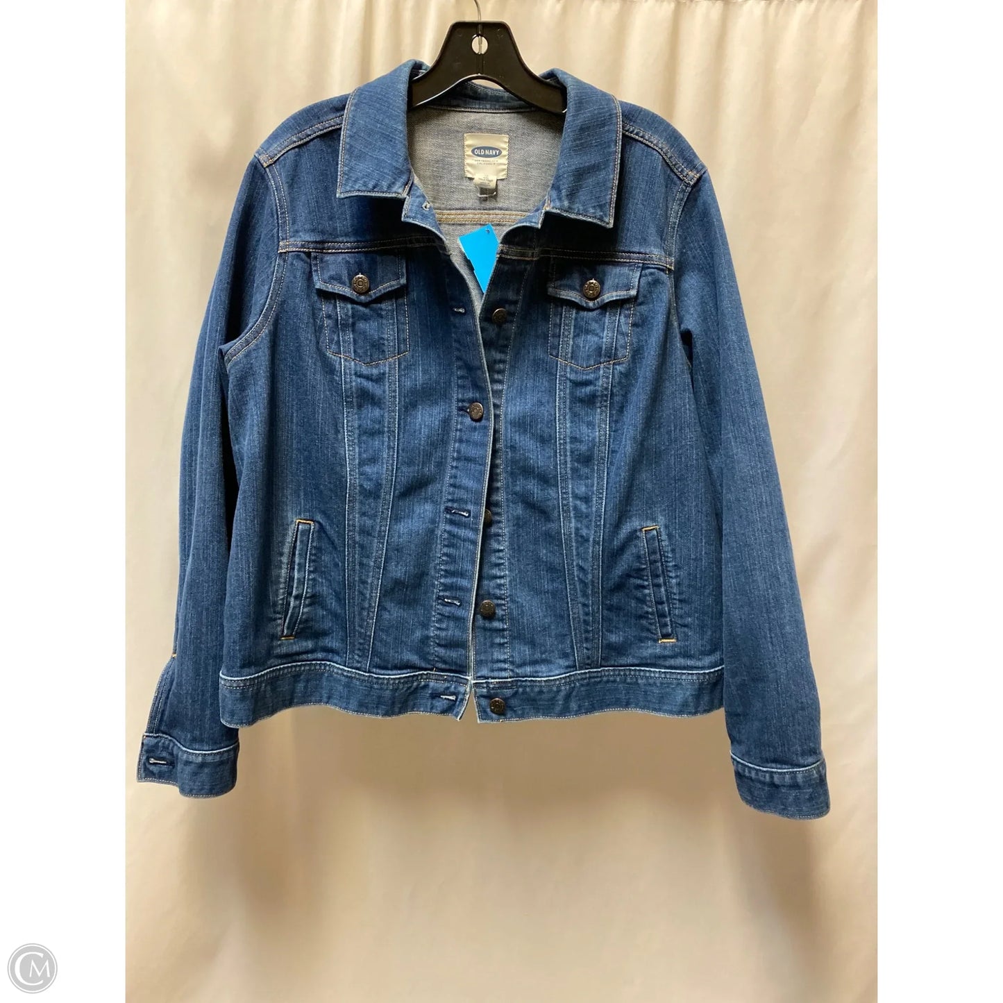 Jacket Denim By Old Navy In Blue Denim, Size: 1x
