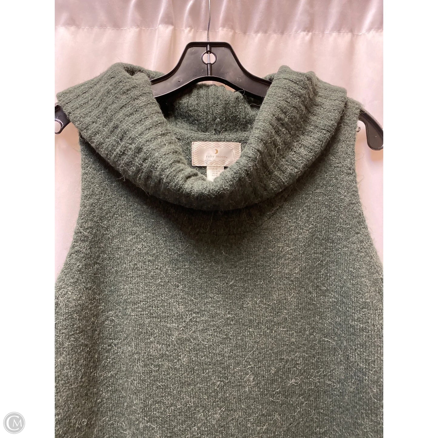 Poncho By Clothes Mentor In Green, Size: M