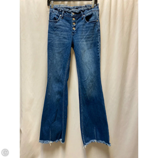 Jeans Cropped By Kancan In Blue Denim, Size: 8