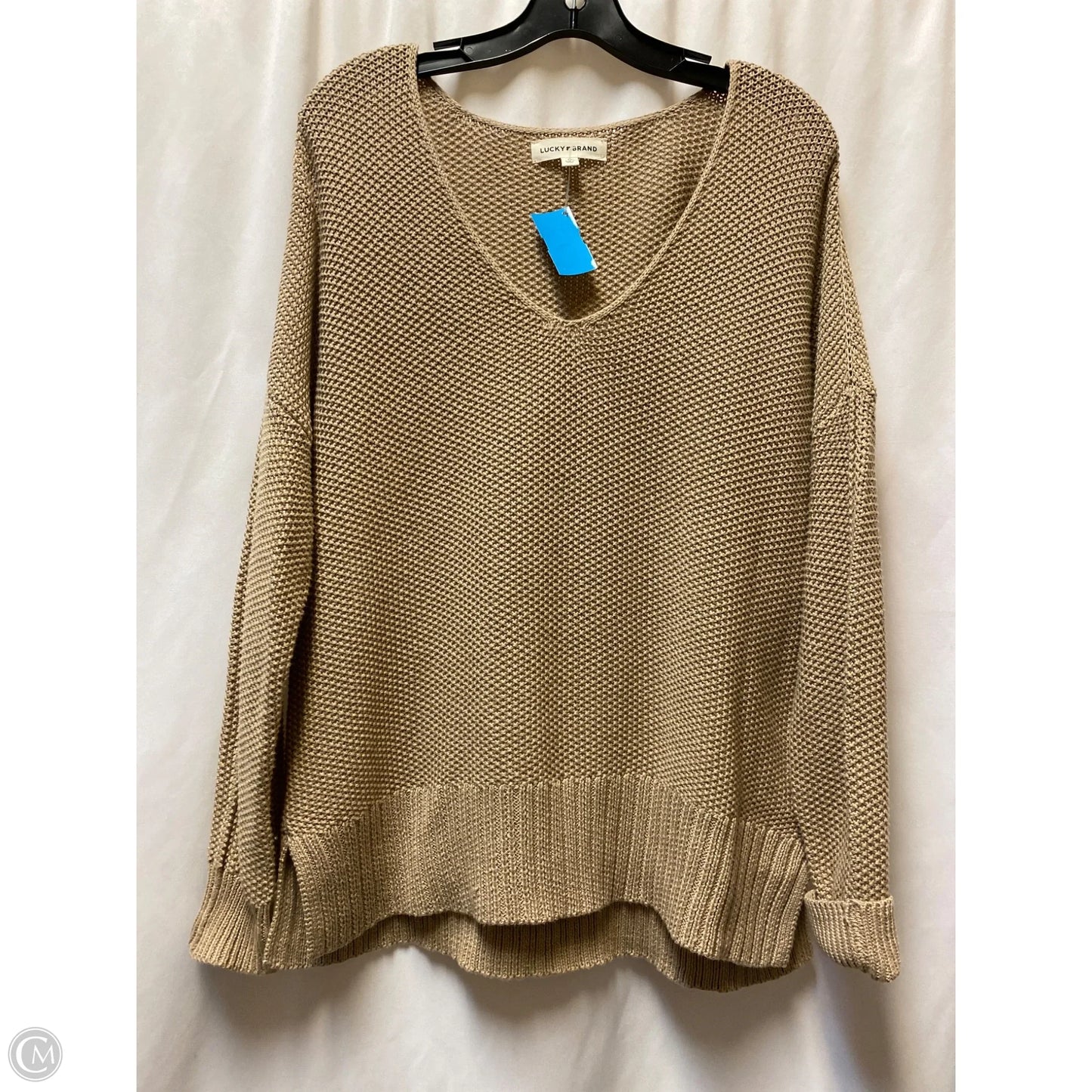 Sweater By Lucky Brand In Brown, Size: M
