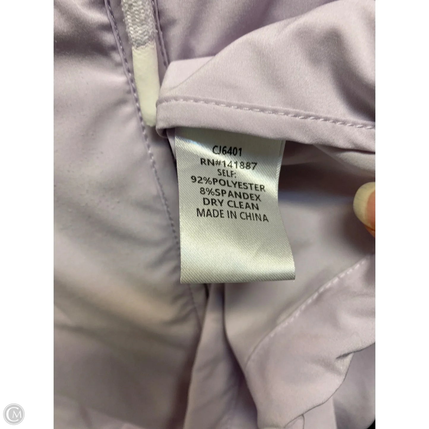 Jacket Windbreaker By Tcec In Purple, Size: L