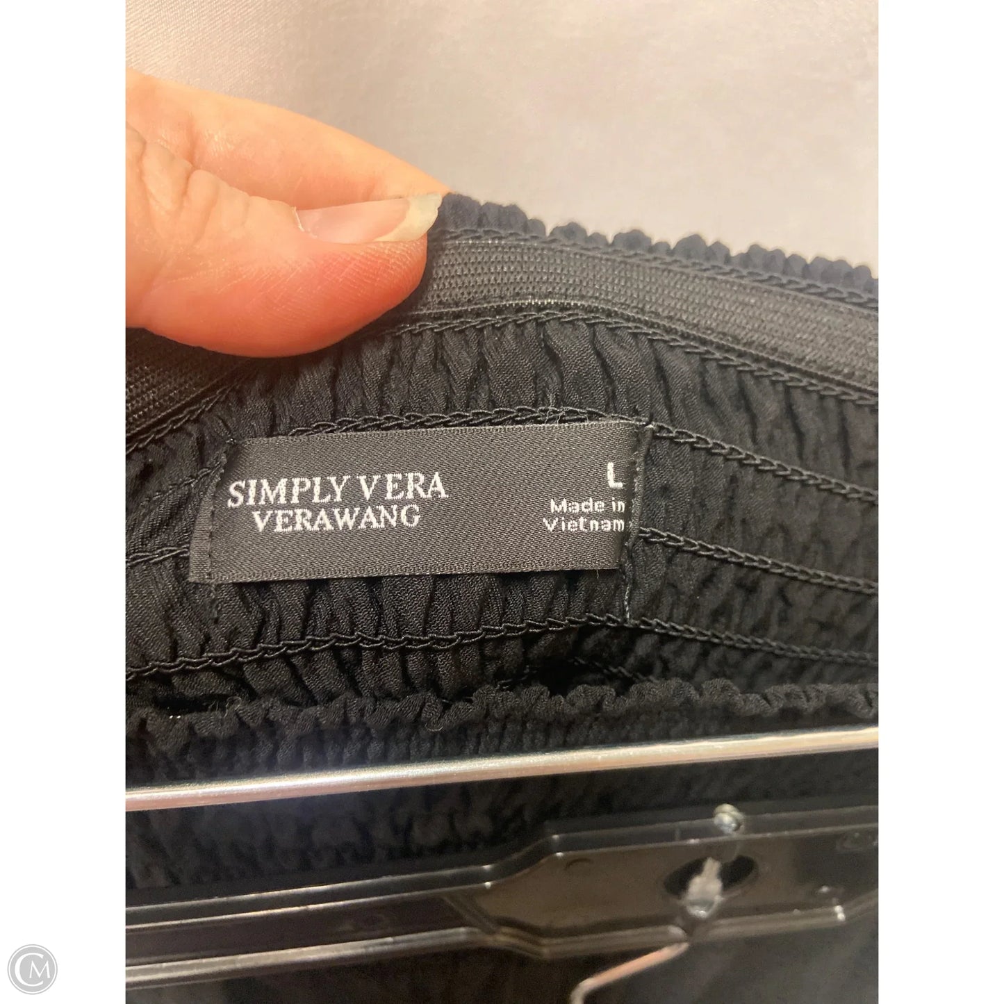 Pants Dress By Simply Vera In Black, Size: L