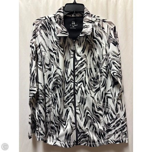 Athletic Jacket By Activology In Grey, Size: 1x