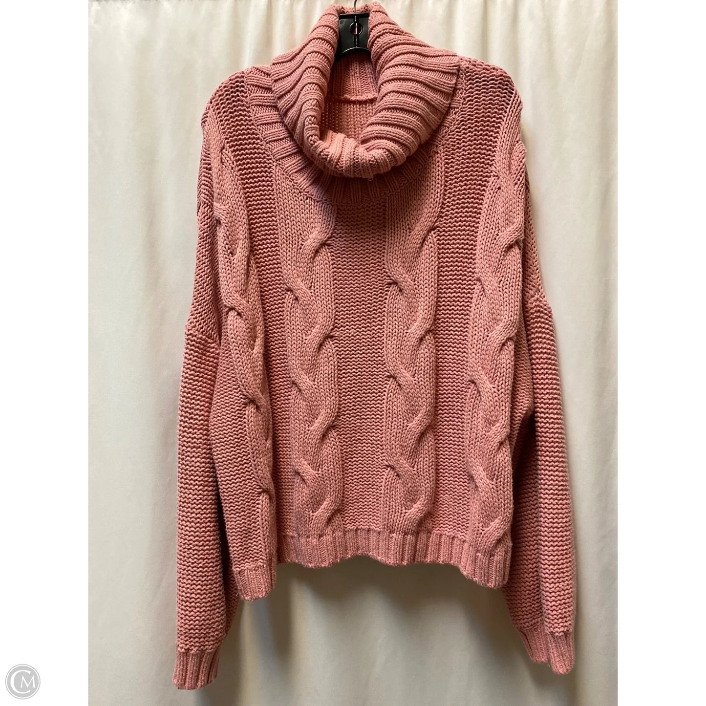 Sweater By Clothes Mentor In Pink, Size: L