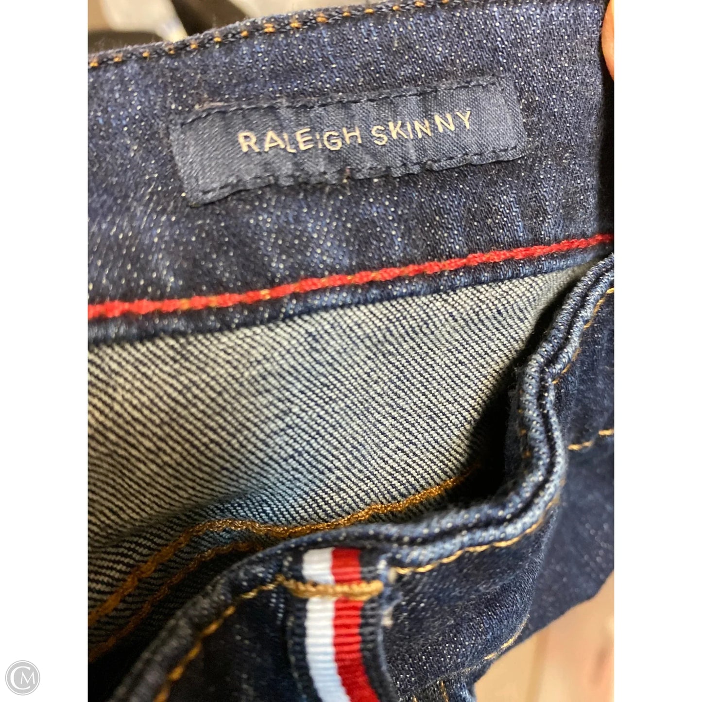 Jeans Straight By Tommy Hilfiger In Blue Denim, Size: 16