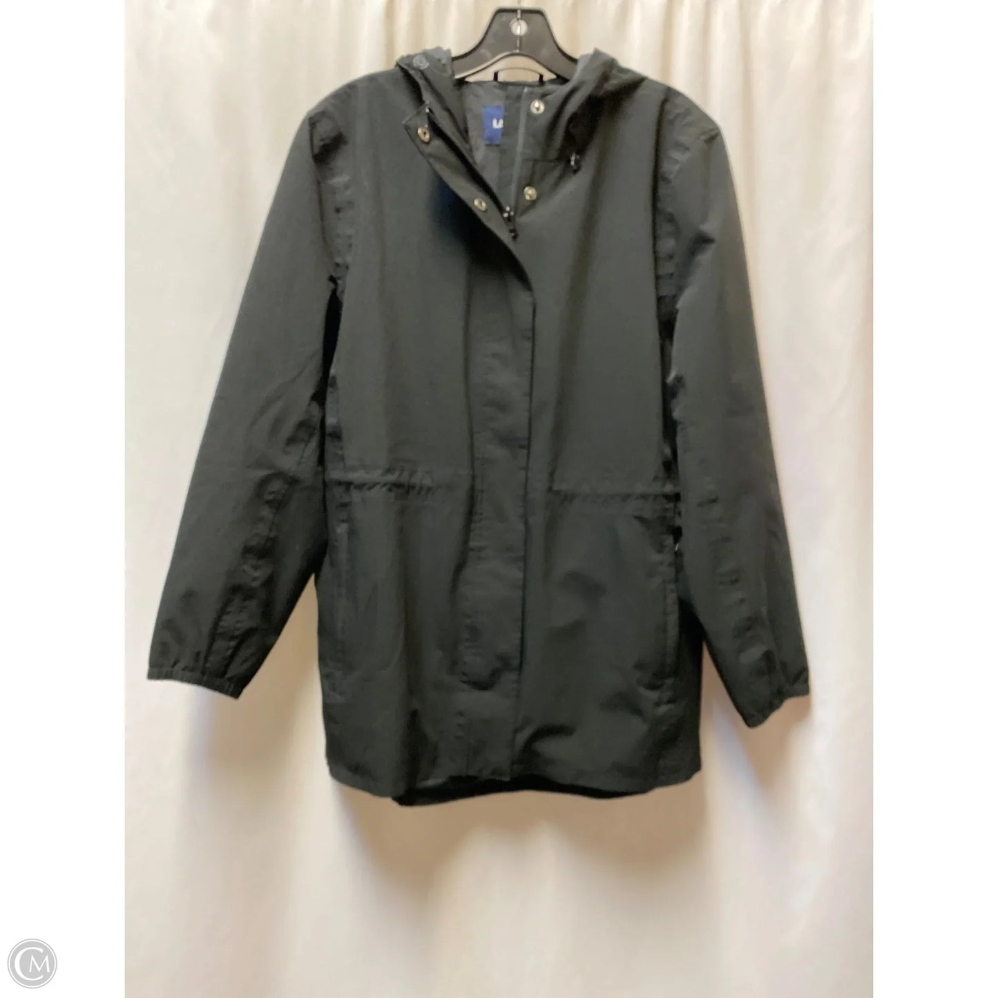 Coat Parka By Lands End In Black, Size: L