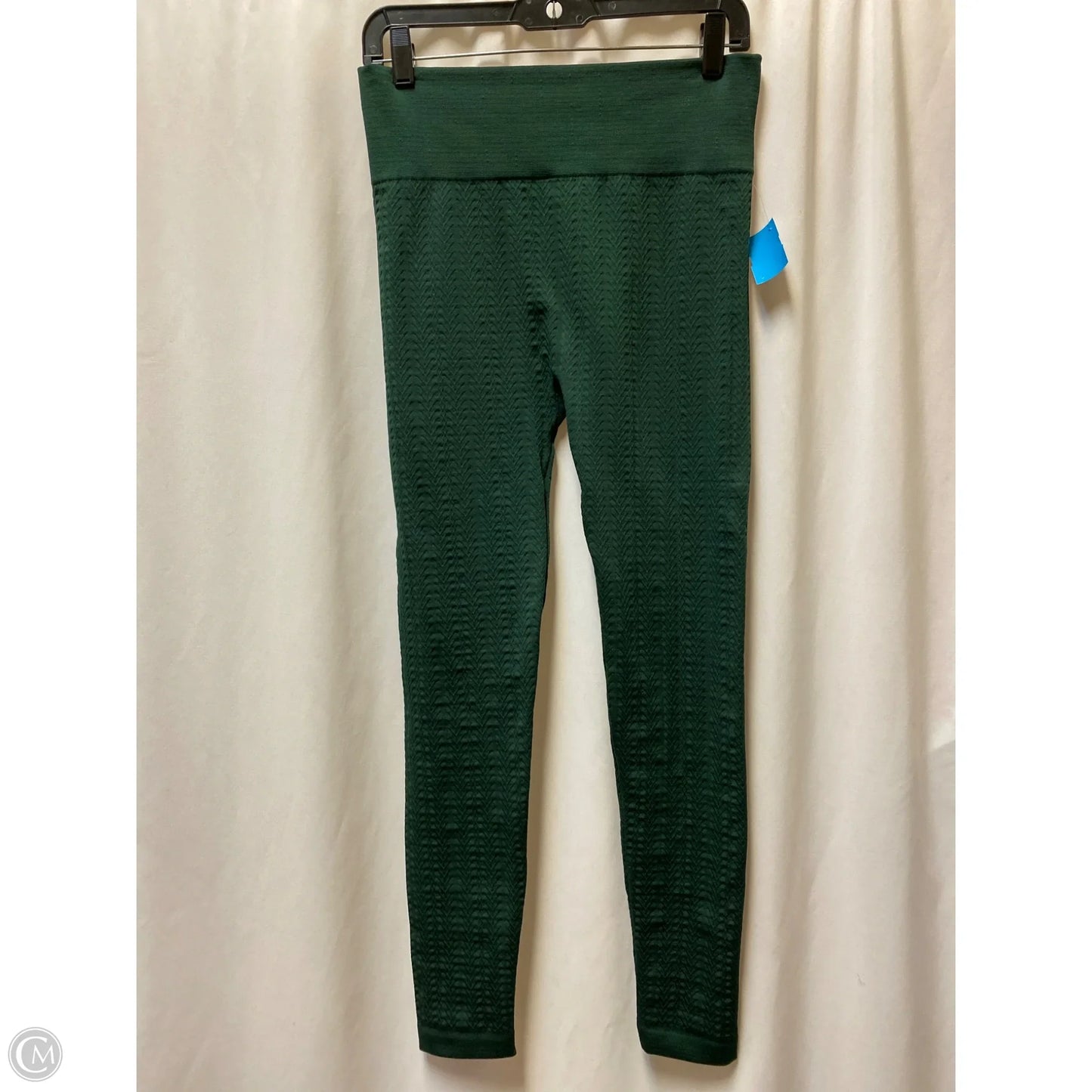 Pants Leggings By Wonderly In Green, Size: L