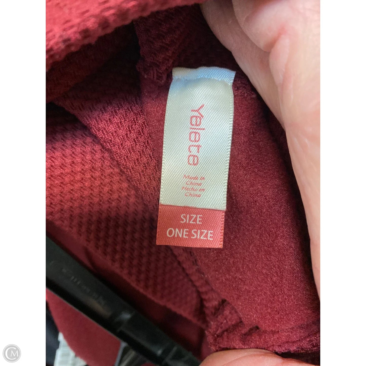 Pants Leggings By Yelete In Maroon, Size: Osfm