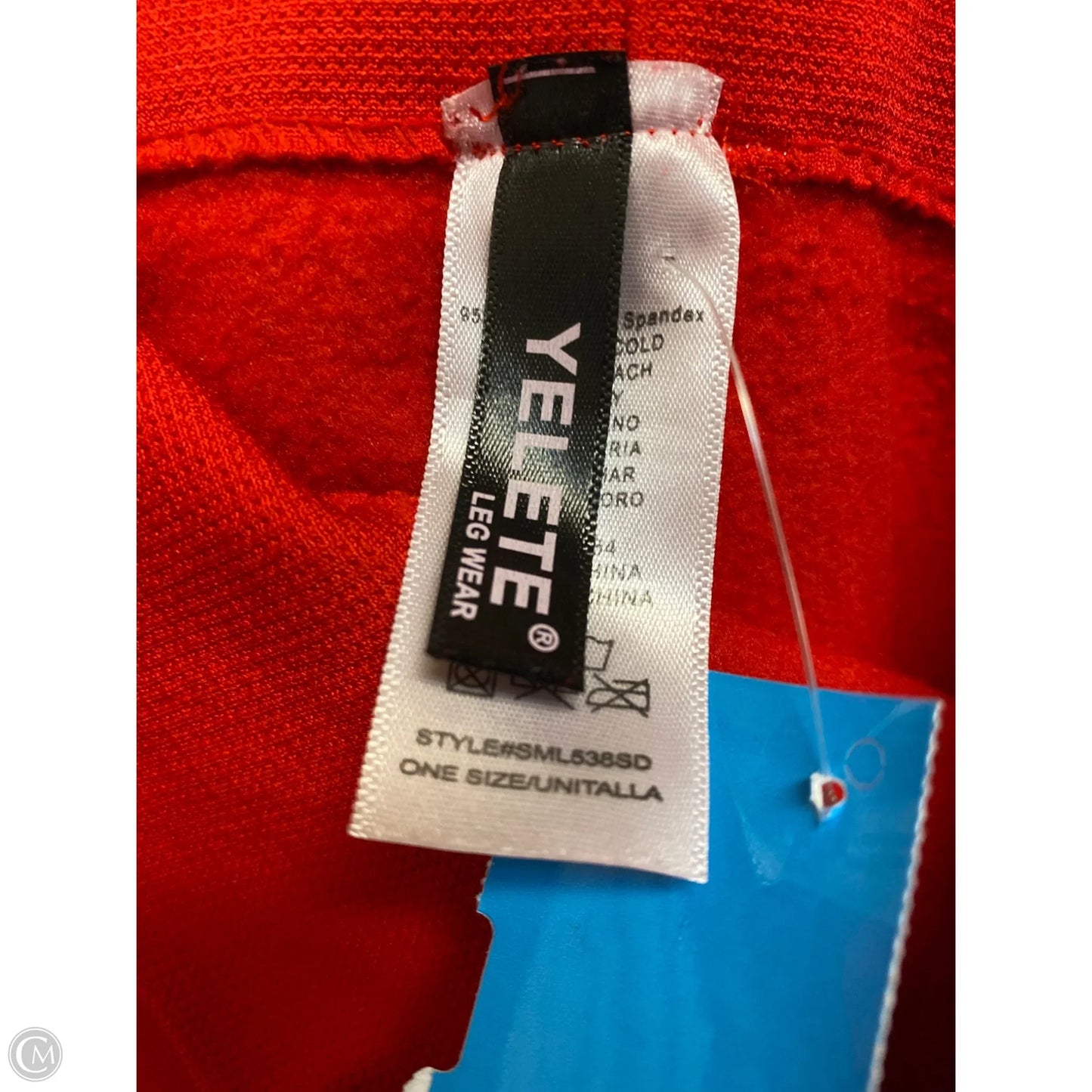 Pants Leggings By Yelete In Red, Size: Osfm